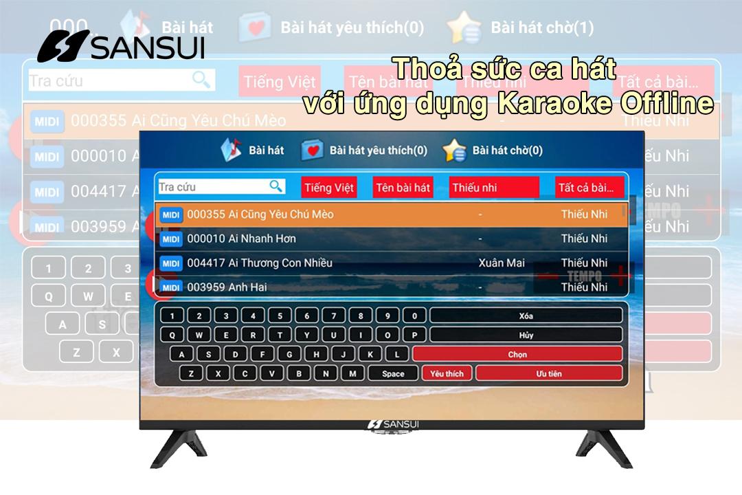 Smart Tivi Karaoke SanSui SV5000KS