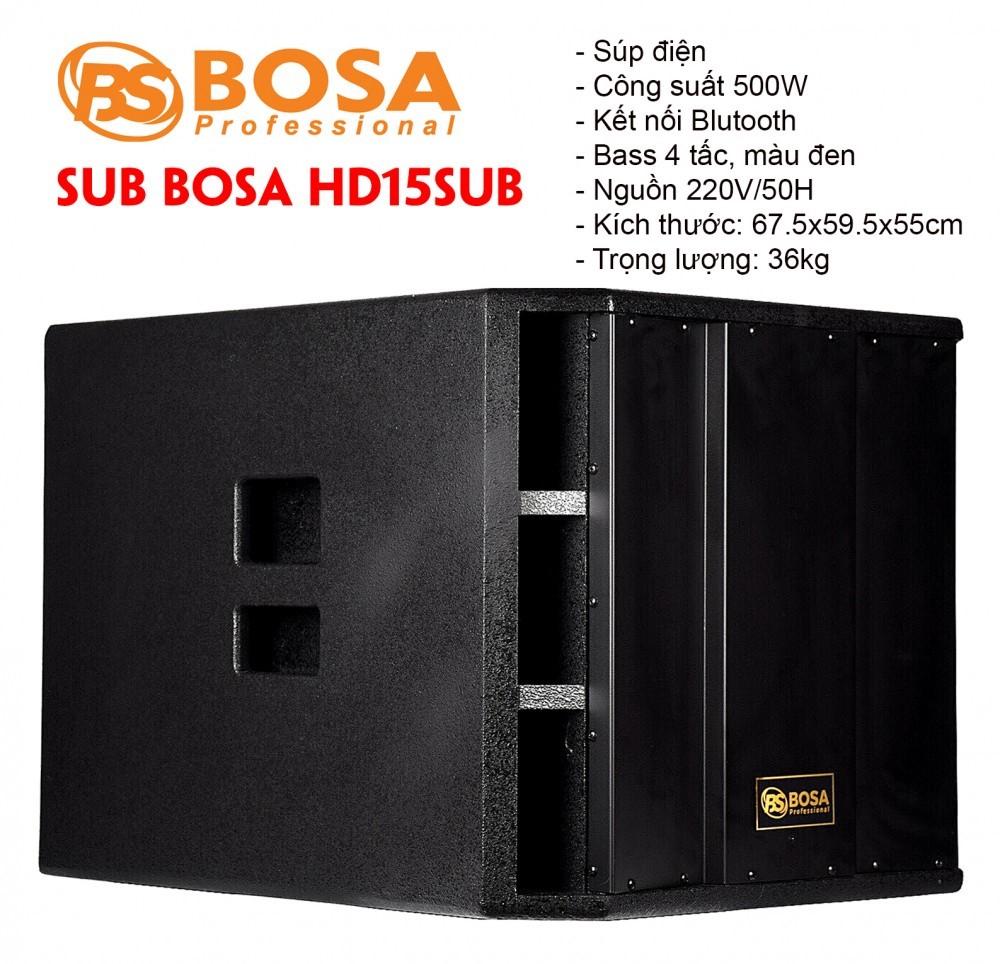 Loa Sub Bosa HD15SUB Bluetooth