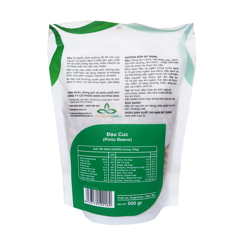Đậu cúc Pinto nguyên hạt USA -500g