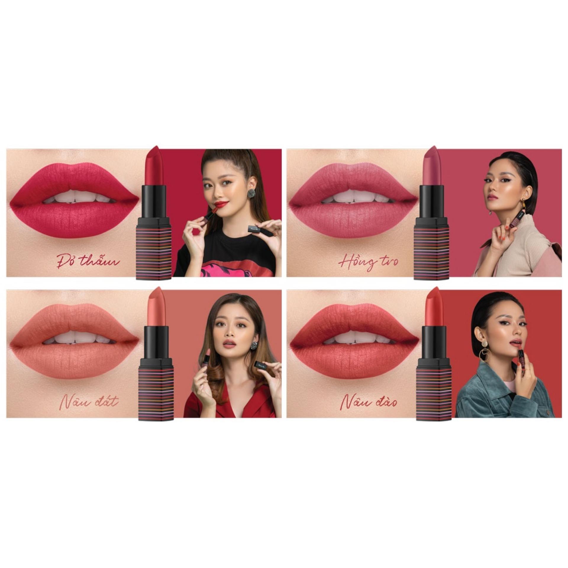 Son lì Miracle Apo Lipstick Matte màu nâu đất