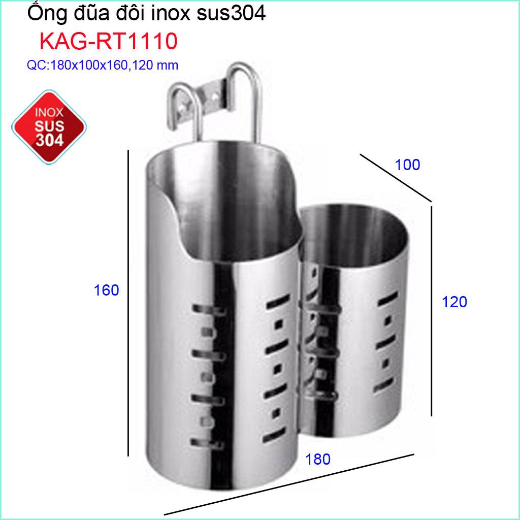 ỐNG ĐỰNG ĐŨA NHÀ BẾP INOX KAG-RT1110