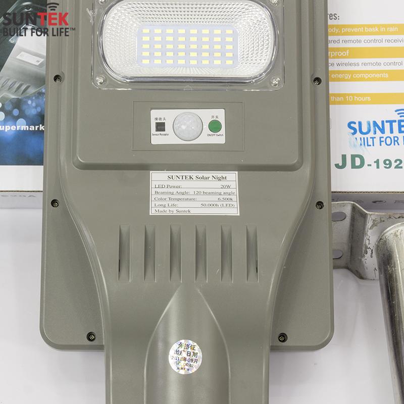 ĐÈN LED NĂNG LƯỢNG MẶT TRỜI SUNTEK JD-1920A