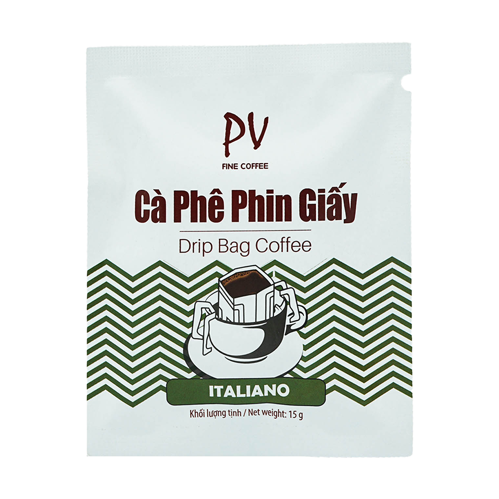 Cà Phê Phin Giấy PV Fine Coffee ITALIANO