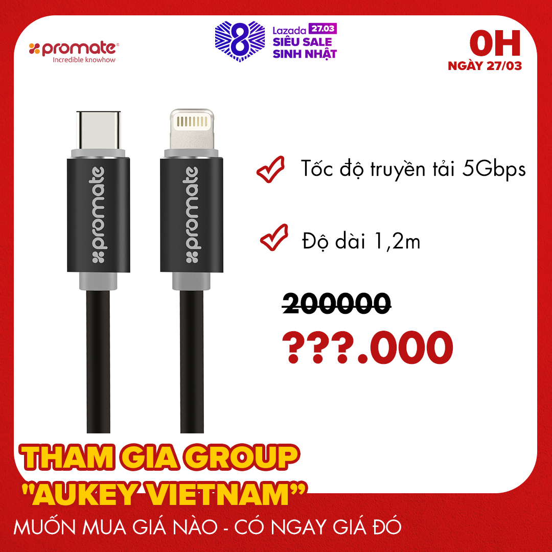 Cáp chuyển Promate LinkMate-LTC