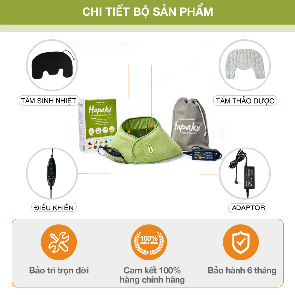 Túi chườm vai thảo dược Hapaku