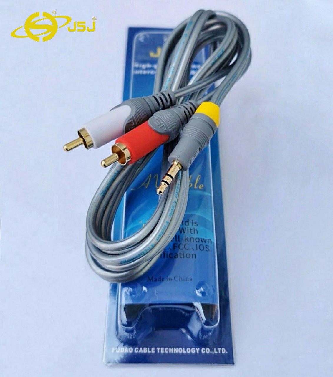 DÂY TÍN HIỆU 3 LI RA 2 AV (RCA) JSJ 322/322A