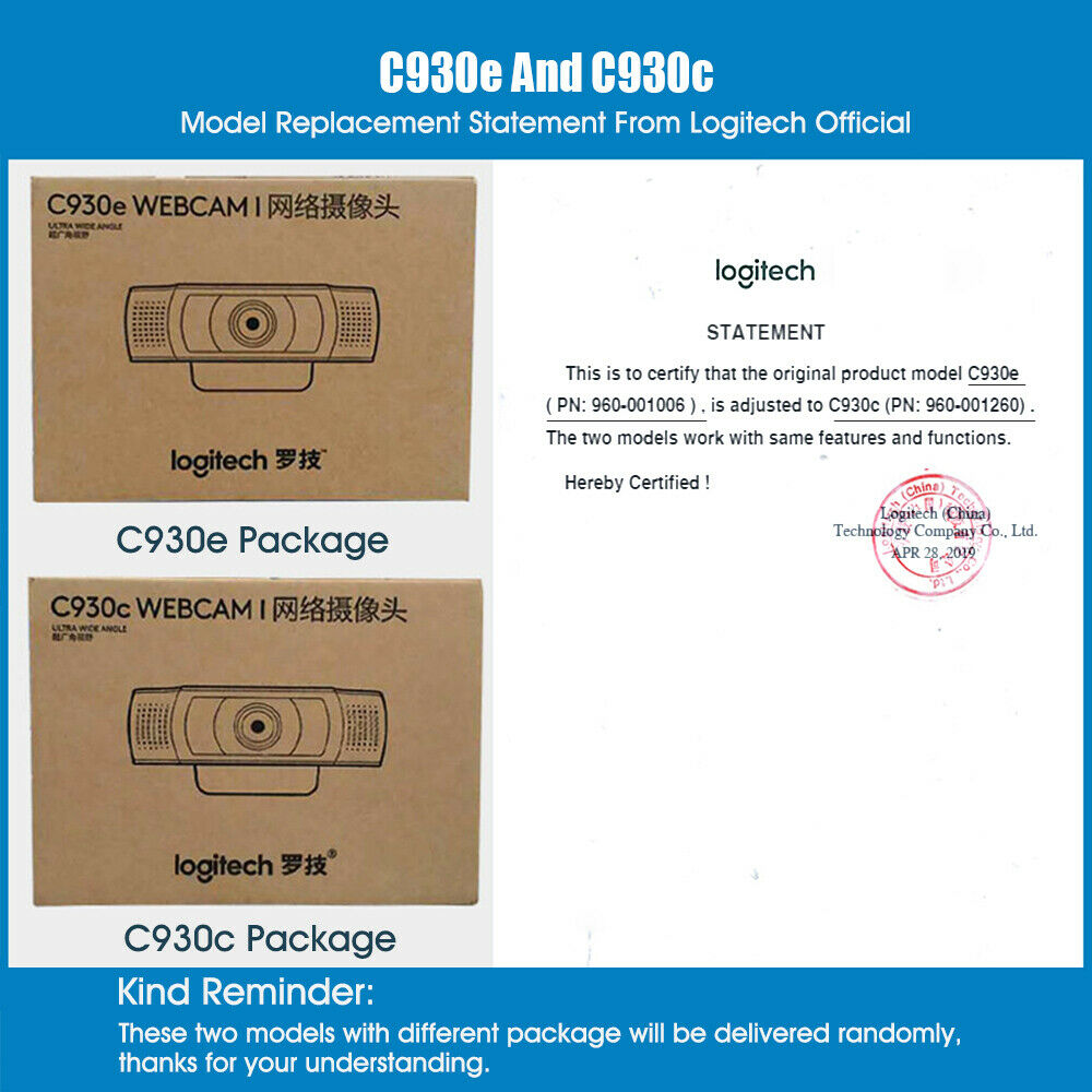 Webcam Logitech C930