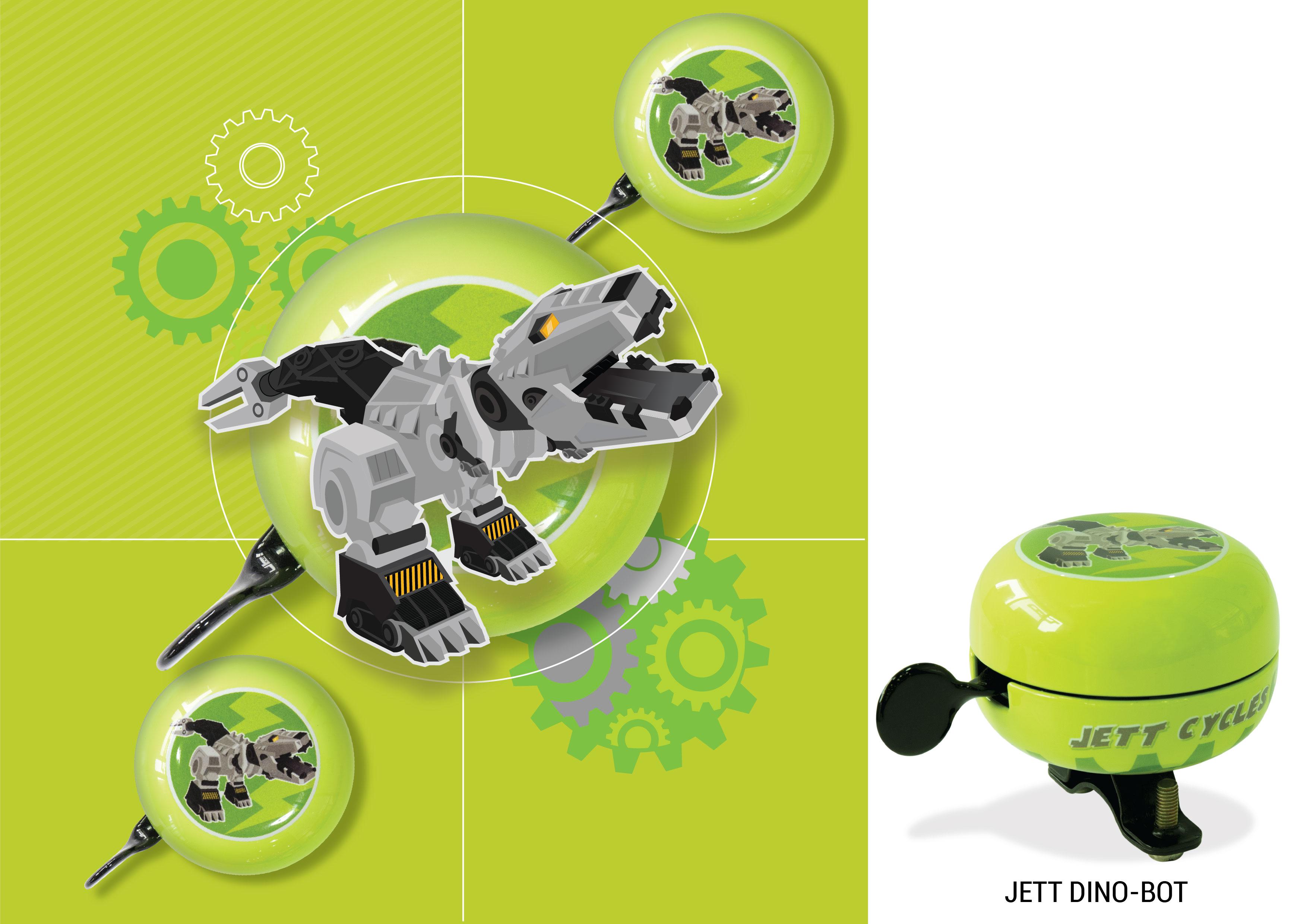 Chuông xe đạp Jett Dino-Bot