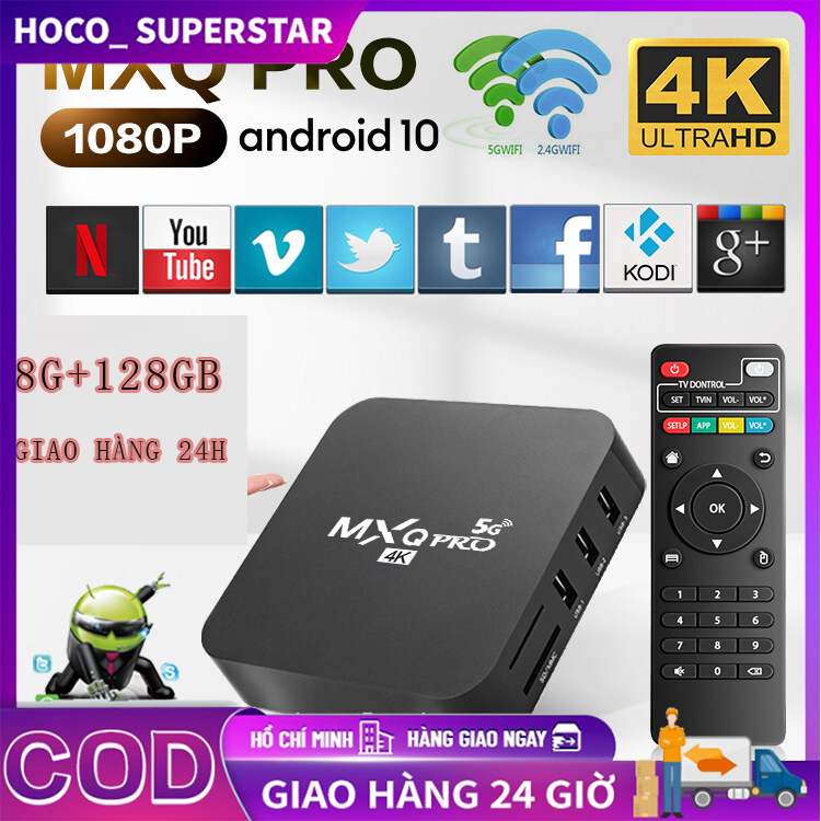 Sản phẩm mớitv box android mxq pro 4k 5g 1GB 8GB Máy Phát Đa Phương