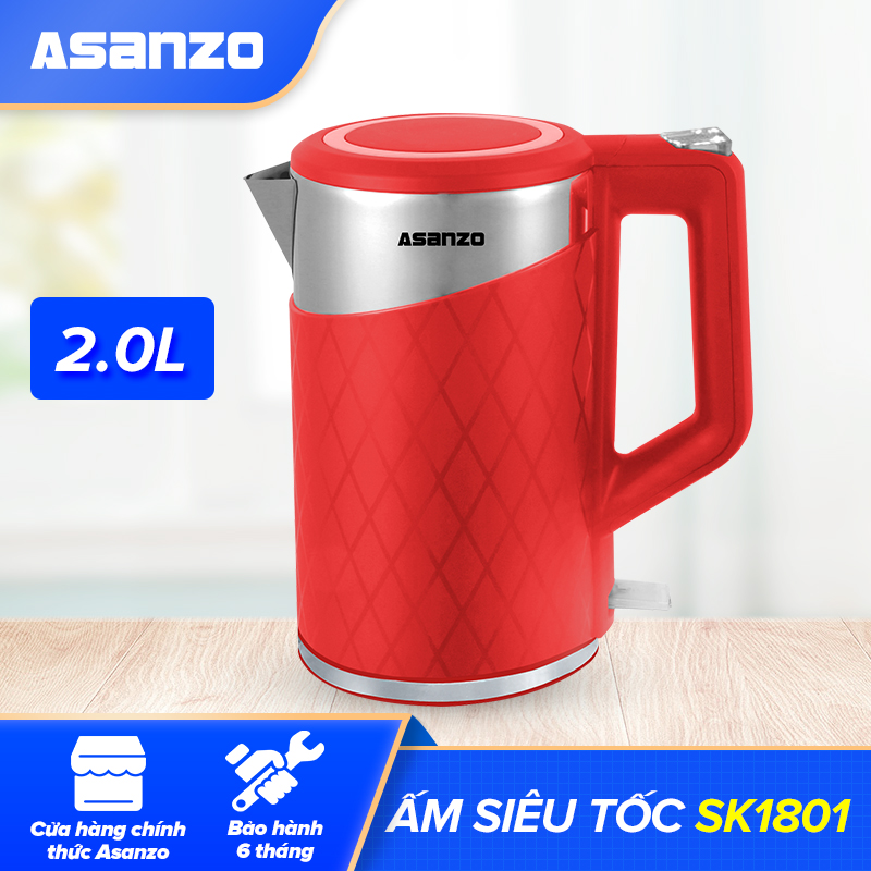 Bình đun siêu tốc Asanzo SK-1801