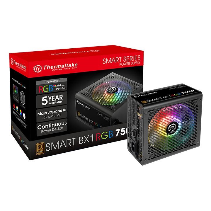 Nguồn Thermaltake Smart BX1 RGB 750W 80 Plus (PS-SPD-0750NNSABE-1)