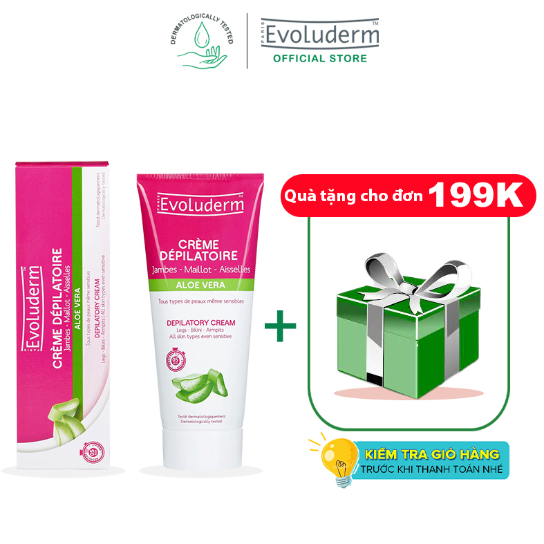 Kem tẩy lông Evoluderm Crème Depilatoire 150ml