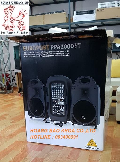 Loa di động Behringer EUROPORT PPA2000BT