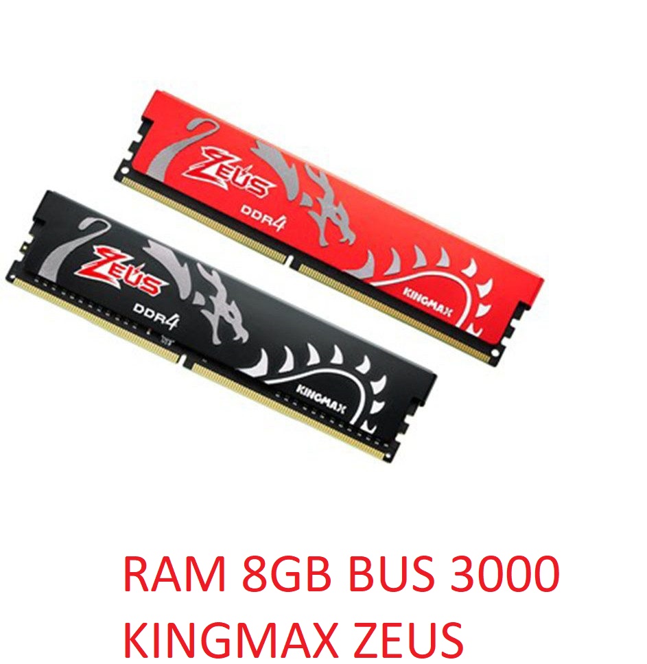 Ram KingMax 8GB DDR4 Bus 3000 (HEATSINK)