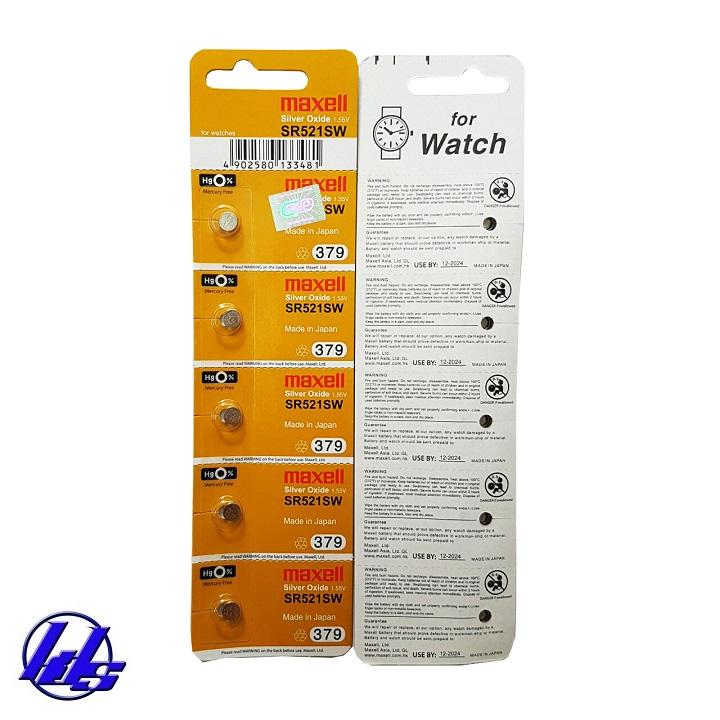 Pin Maxell SR521SW