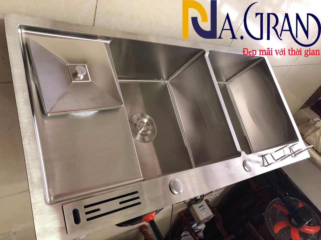 Combo 4 Sản Phẩm Chậu Rửa Chén Bát INOX 304 N3-10048