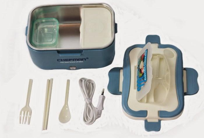 Hộp cơm hâm nóng Chefman ruột inox CM-112I