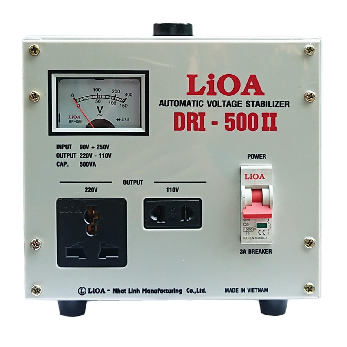 ỔN ÁP 1 PHA LIOA DRI-500II