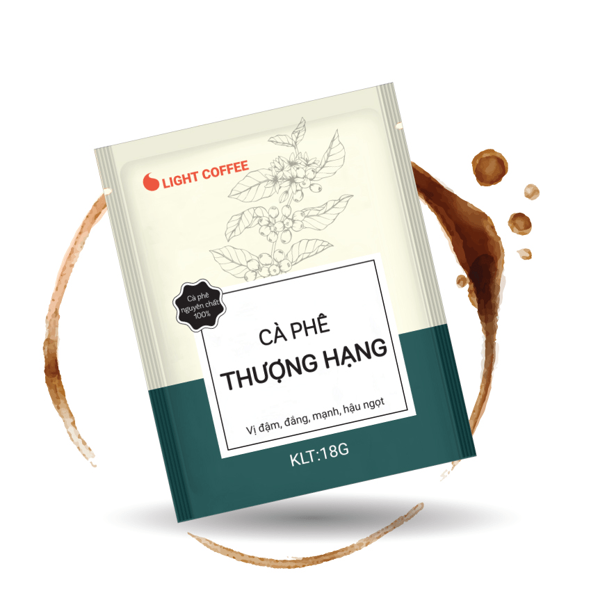 Cà phê bột Thượng hạng Light Coffee Túi 18g