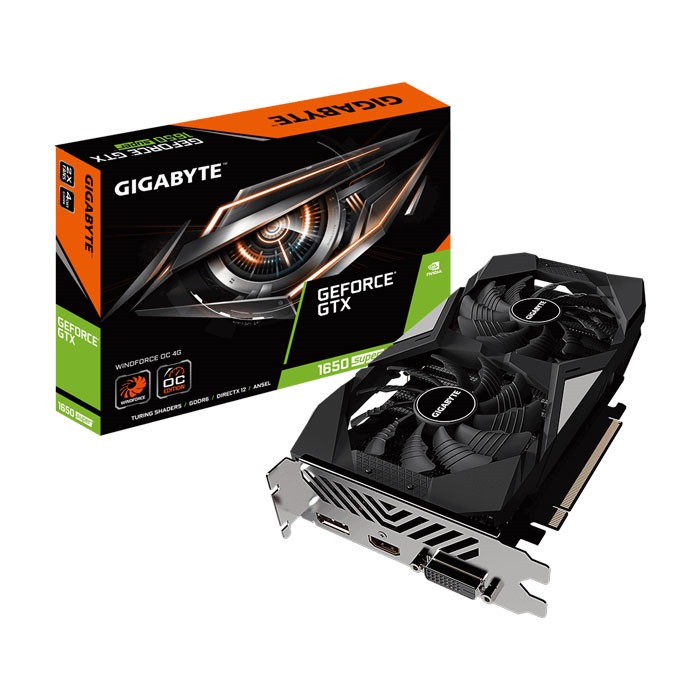 Card màn hình Gigabyte GeForce GTX 1650 Super Windforce OC 4G GDDR6 (GV-N165SWF2OC-4GD)