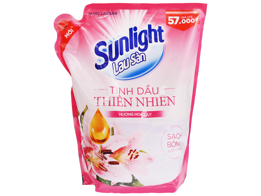 Nước Lau Sàn Sunlight Hương LiLy túi 2.6kg