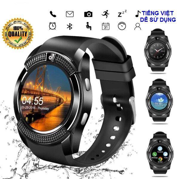 Nơi bán Đồng hồ thông minh giá rẻ - Đồng hồ thông minh Smart Watch V8 Cao cấp TIẾNG VIỆT, Đồng hồ thông minh trẻ em, Đồng hồ thông minh có wifi, Vòng tay thông minh(Tương tự dòng đồng hồ thông minh x6, đồng hồ thông minh Y1)
