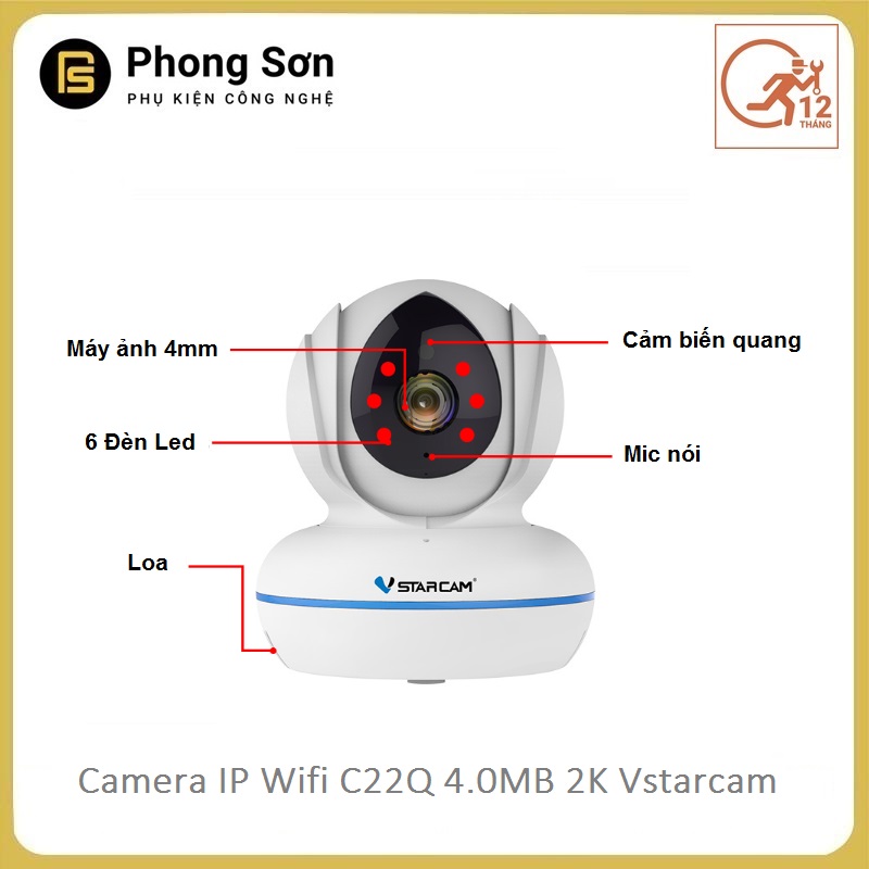 Camera IP Vstarcam C22/C22Q/C22S