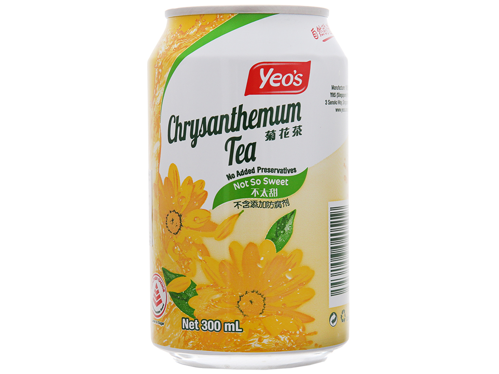 Trà Hoa cúc Yeo's 300ml thùng 24 lon