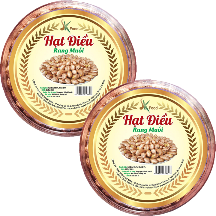 Hạt điều rang muối SK FOOD 500g
