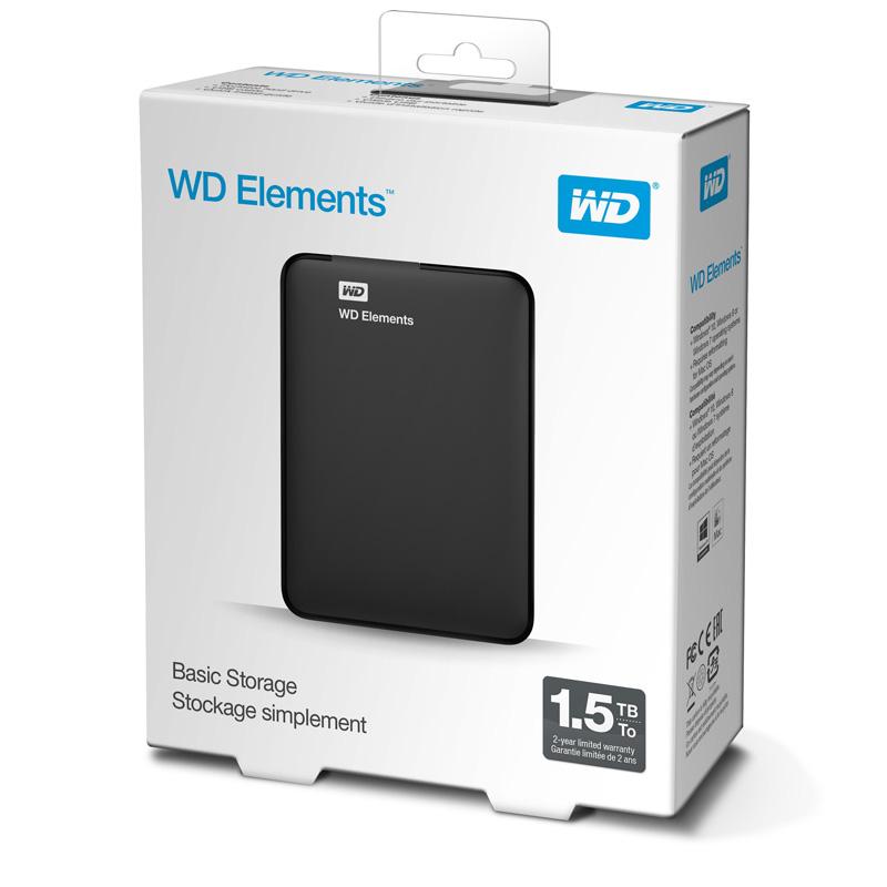 Ổ cứng WD Elements Portable WDBU6Y0015BBK - 1.5TB