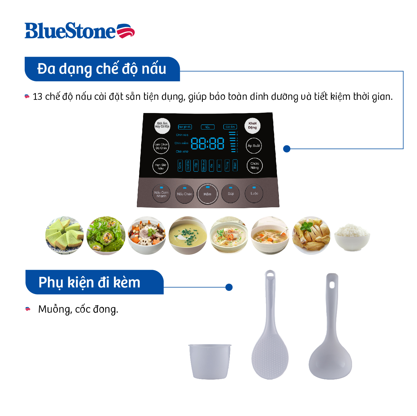 Nồi áp suất Bluestone PCB-5763 - 6 lít