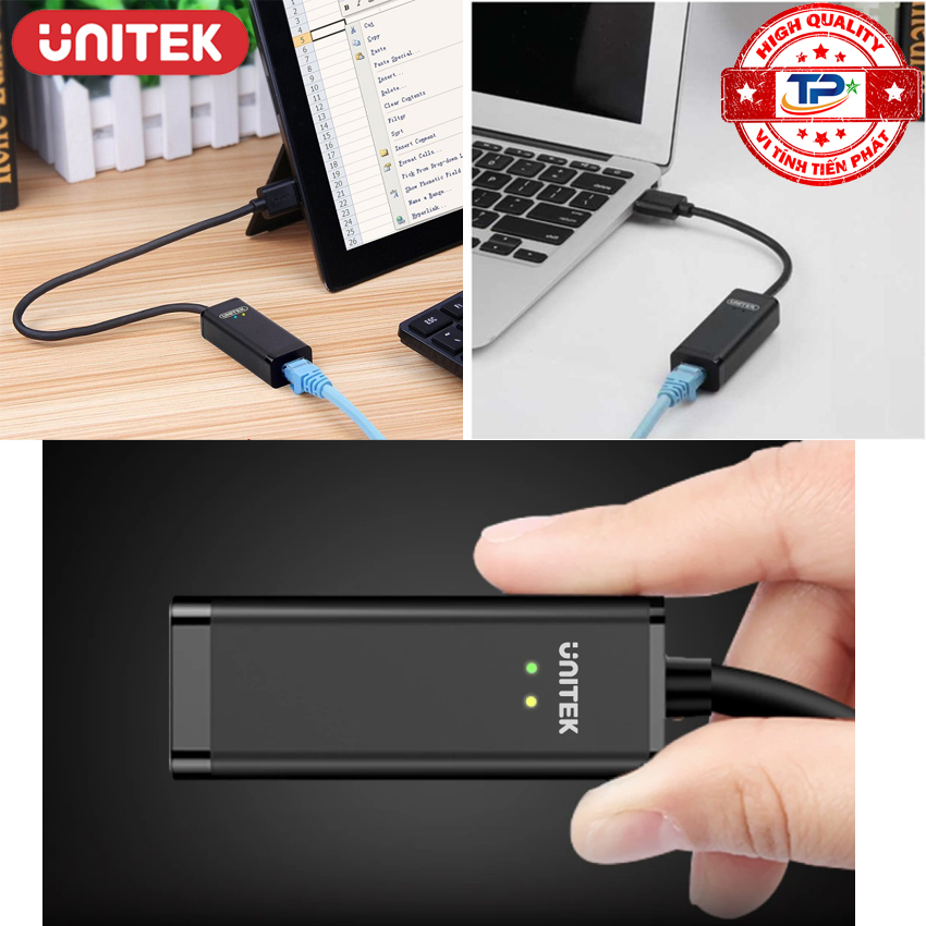 CÁP CHUYỂN USB 3.0 RA LAN UNITEK Y-3470