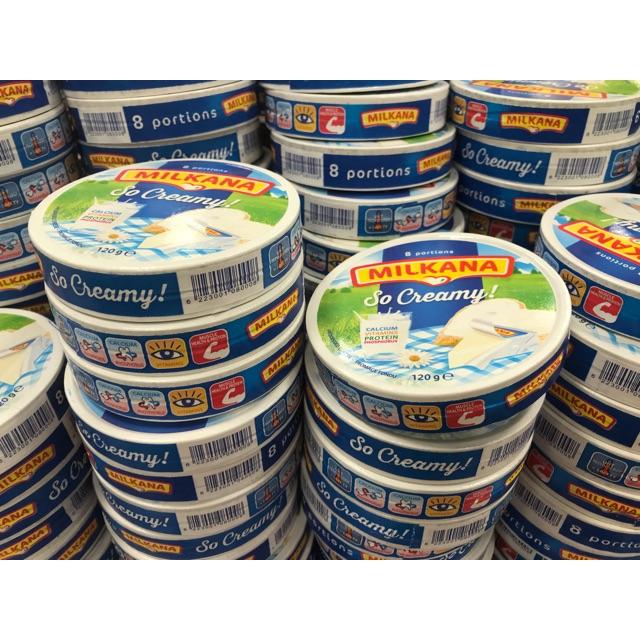 Phô mai Milkana 8 miếng – hộp 120gr