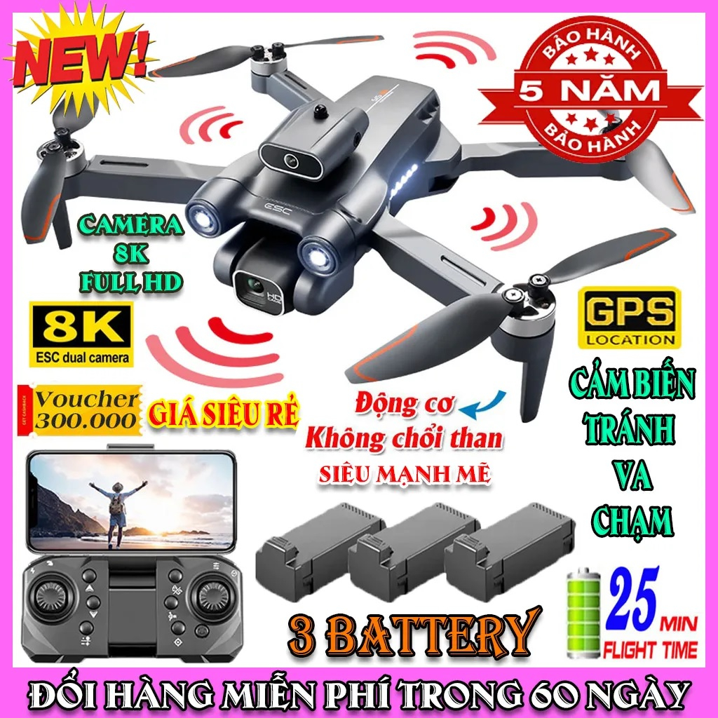 M Y Bay Flycam Camera K S S Pro Max Drone I U Khi N T Xa C Nh C M