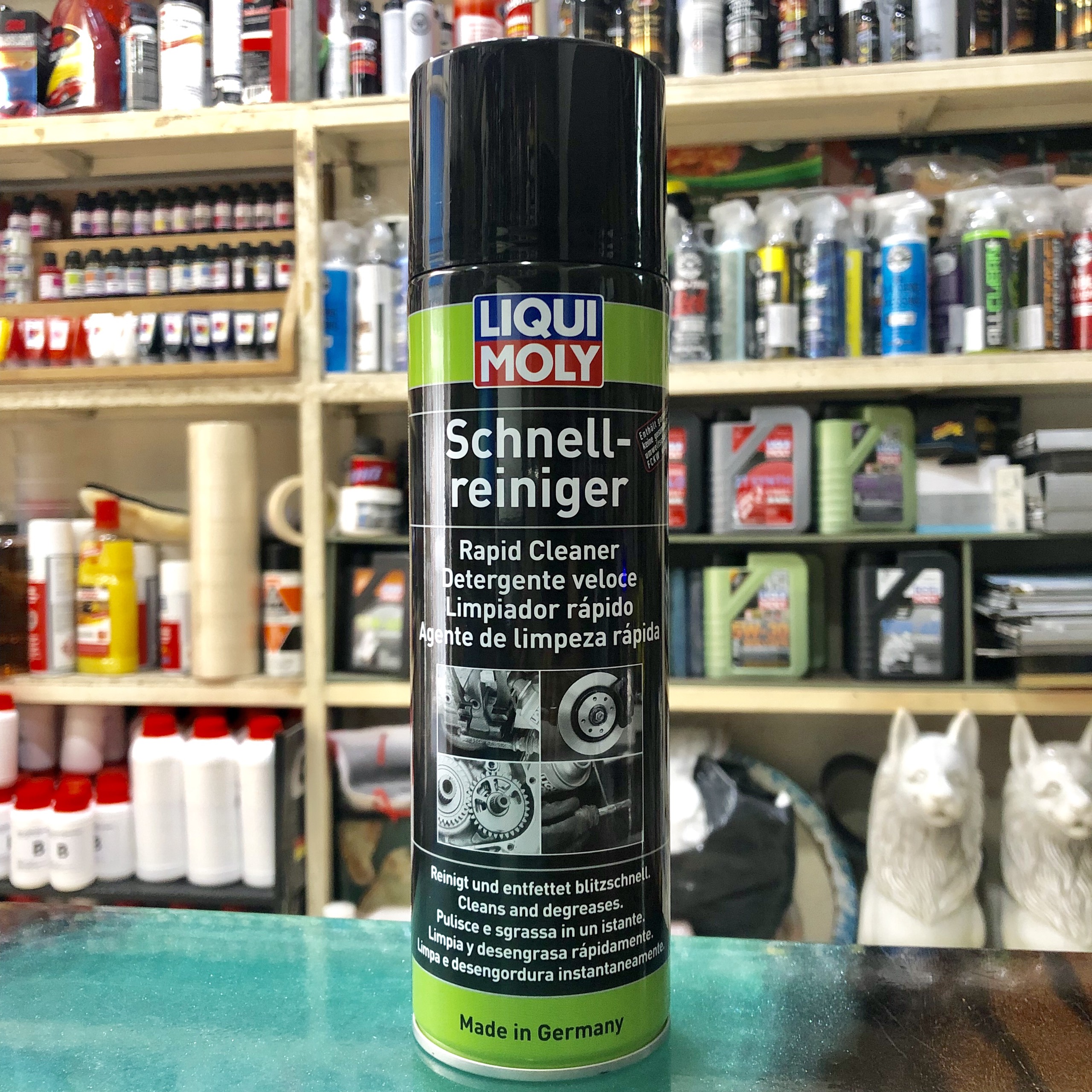 Chai xịt tẩy rửa thắng xịt sên dầu mỡ Liqui Moly Rapid Cleaner 3318 500ml