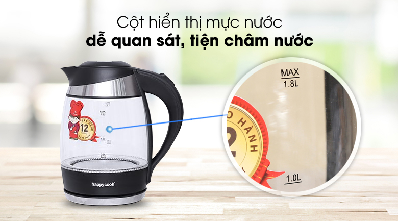 Bình Siêu Tốc HappyCook HEK-182G (1.8L)