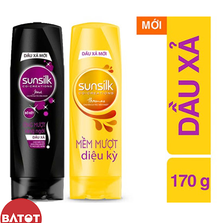 Dầu Xả Sunsilk Óng Mượt Rạng Ngời 170g/173ml