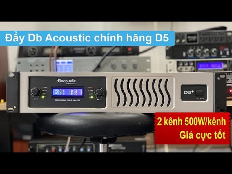 Cục Đẩy Công suất DBacoustic D5+