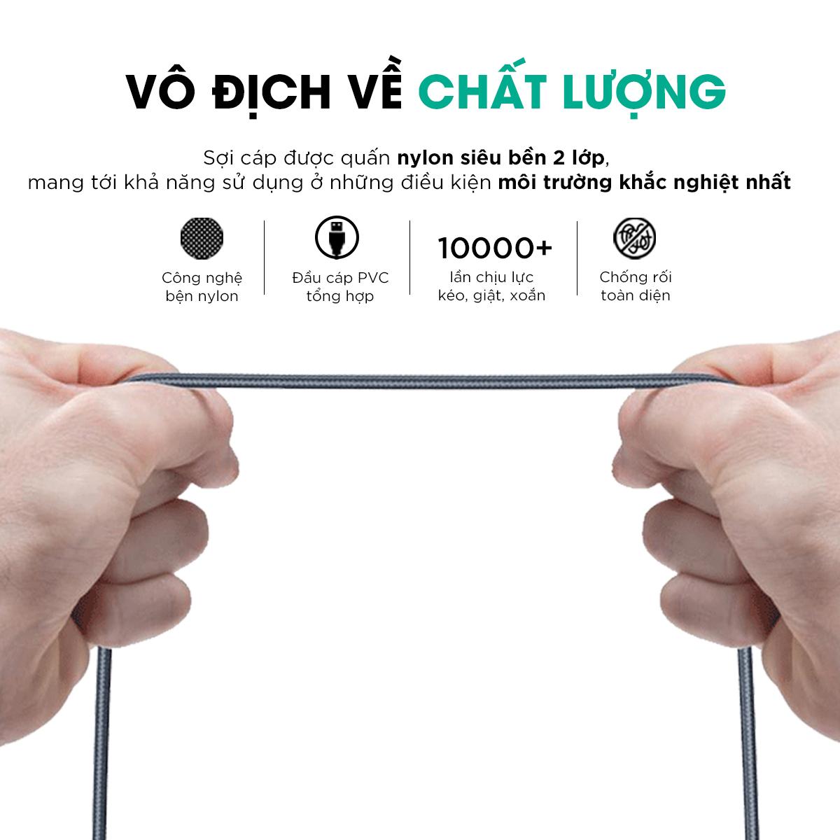 Cáp Aukey CB-AM1 - 1.2m