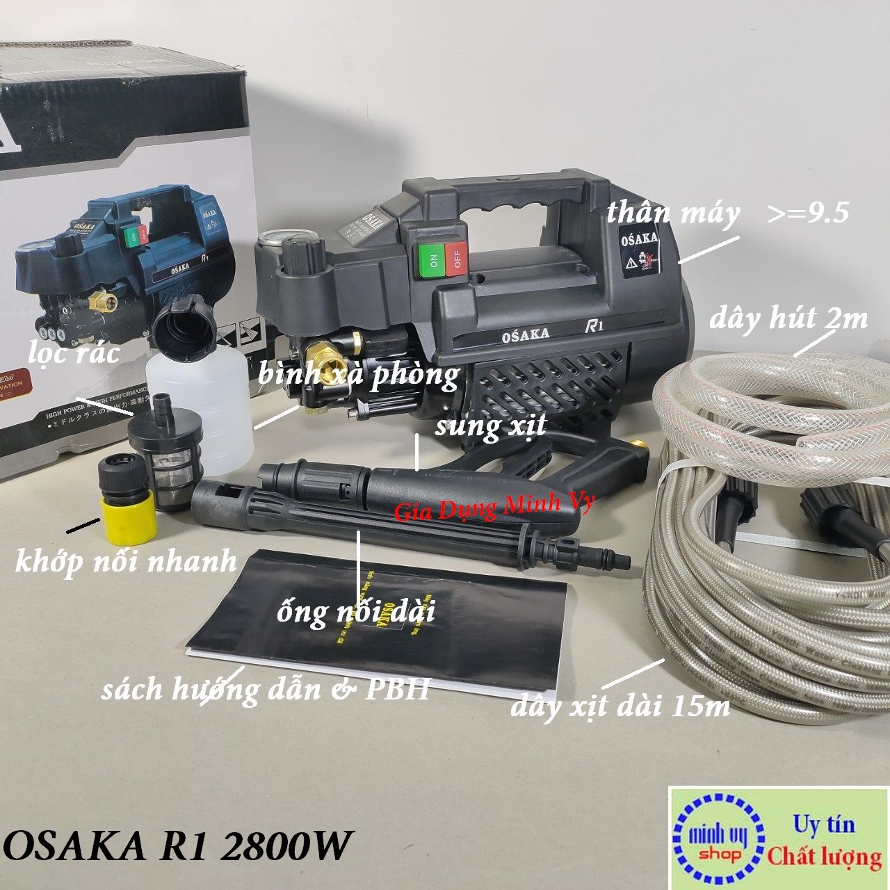 MÁY RỬA XE CHỈNH ÁP OSAKA R1