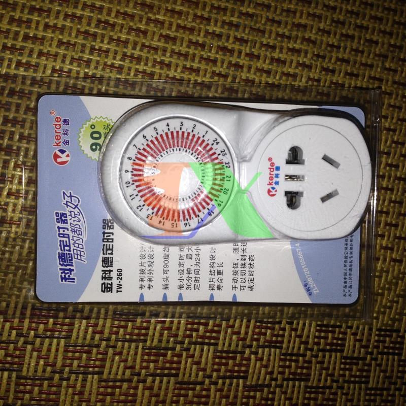 Ổ cắm hẹn giờ cơ Kerde TW-260