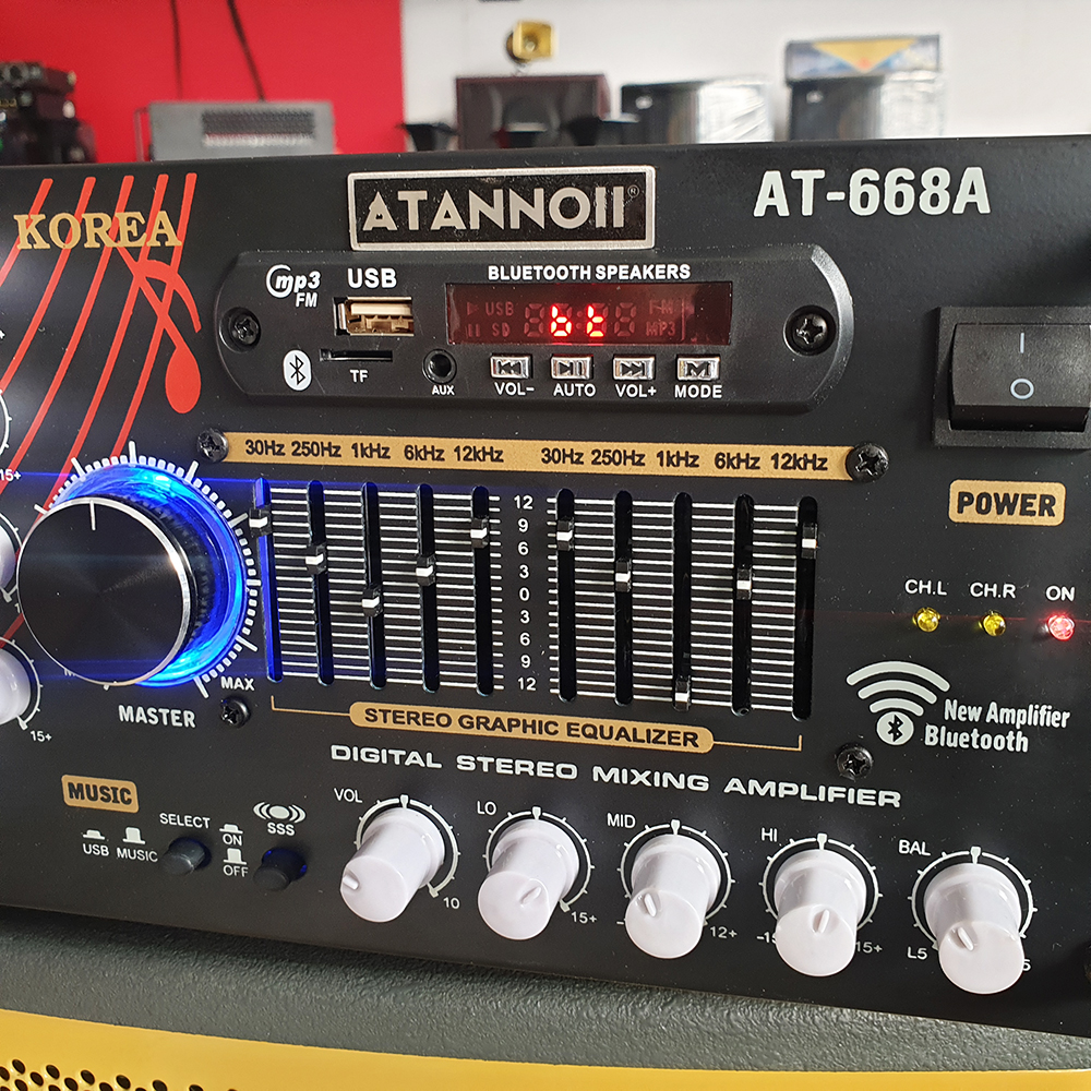 Amply Bluetooth Karaoke ATANNOII AT-668A
