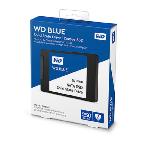 Ổ cứng SSD Western Digital 250GB Blue 2.5 Inch Sata 3 (WDS250G1B0A)