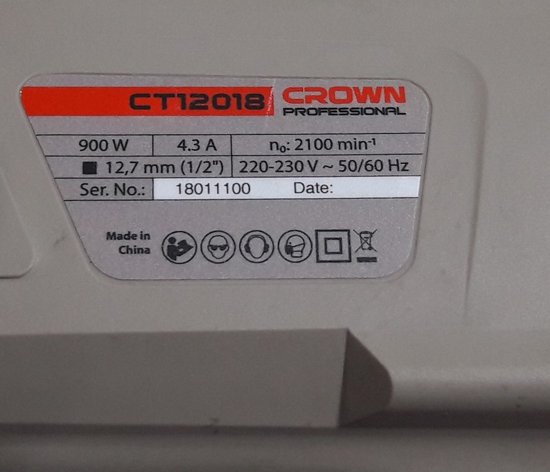 MÁY BẮT VÍT CROWN CT12018