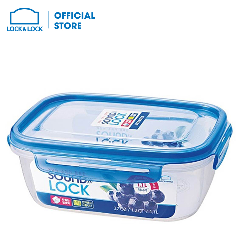 Hộp Bảo Quản Sound Lock Hình Chữ Nhật Lock&Lock LEP551 - 1.1 lít