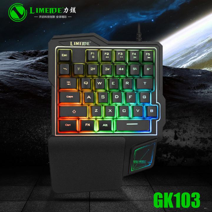 Bàn Phím Giả Cơ Một Tay Gaming Keypad LIMEDIE GK103