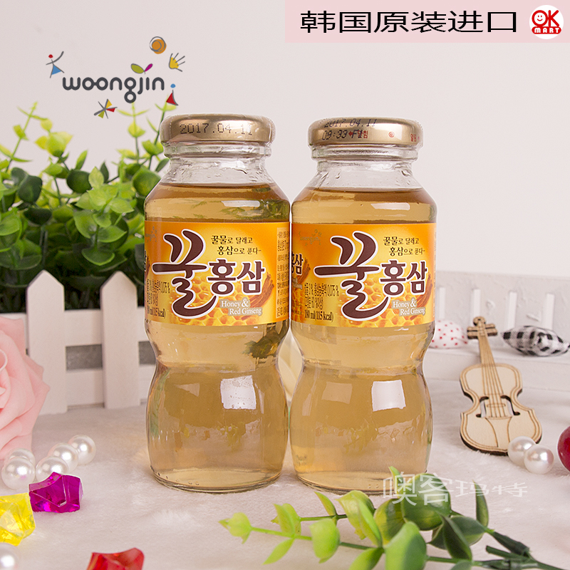Nước hồng sâm và mật ong Woongjin 180ml