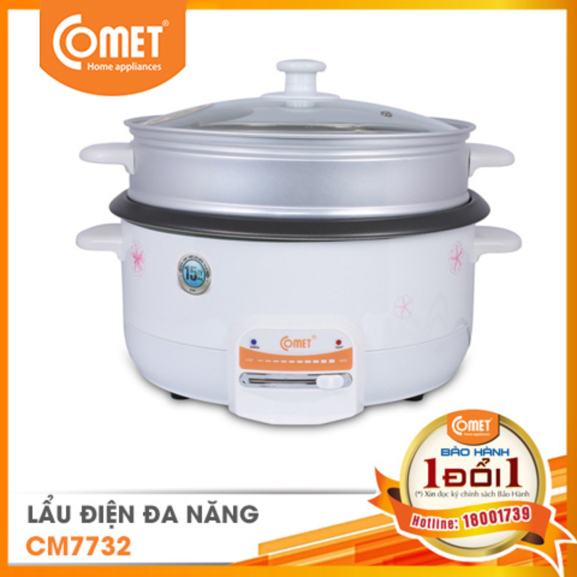 Nồi lẩu điện Comet CM7732 3.5L