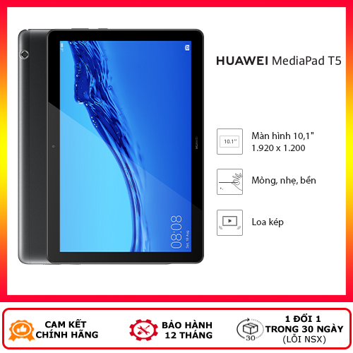 Máy tính bảng Huawei Mediapad T5 - 3GB RAM, 32GB, 10.1 inch