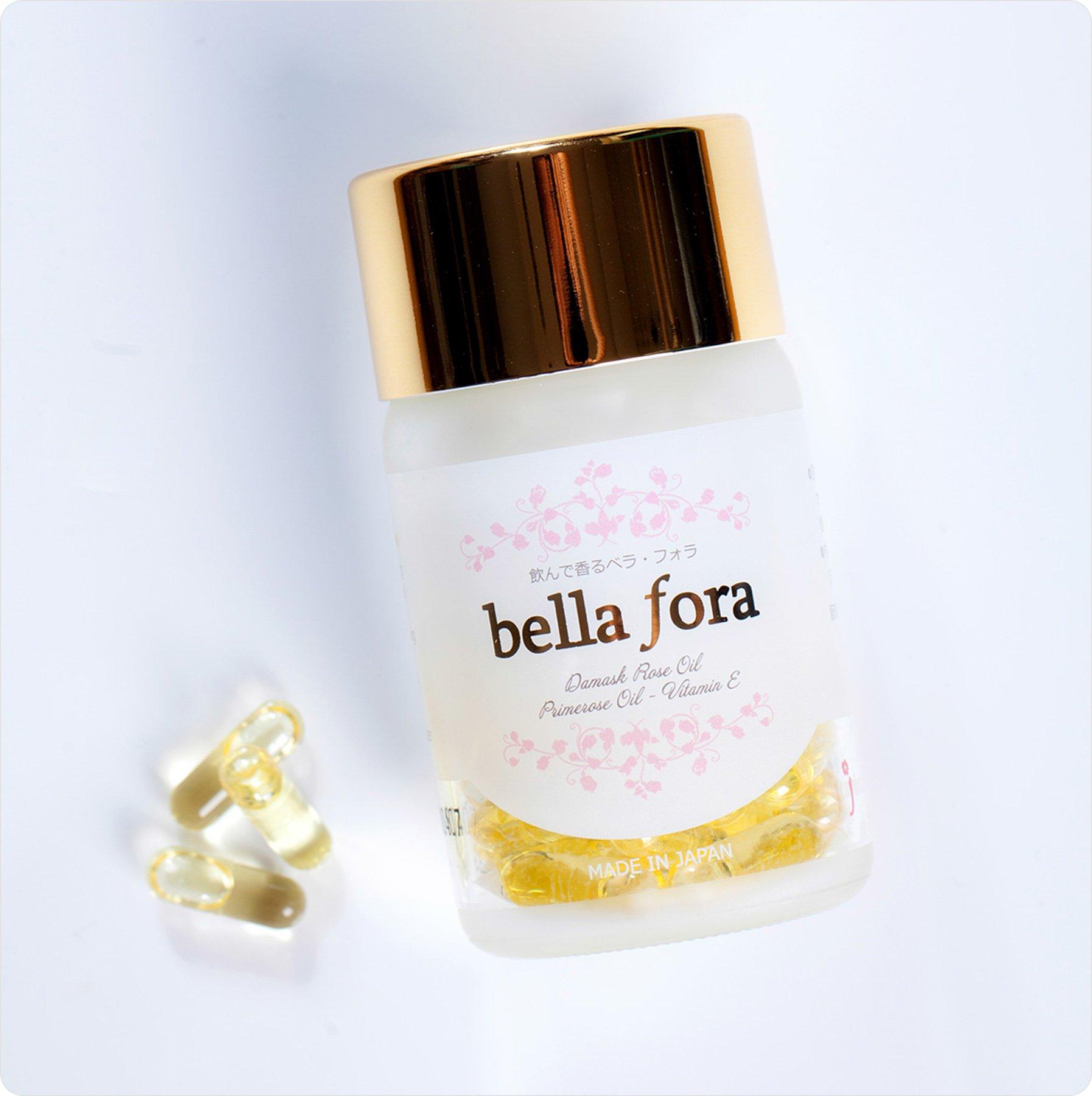 Viên nang tinh chất hoa hồng Bella Fora